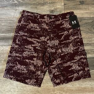 Under Armour Shorts Mens 30 Maroon Pink New Camo Golf Stretch Performance Pocket